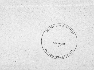 Grayhood Circle circle stamp