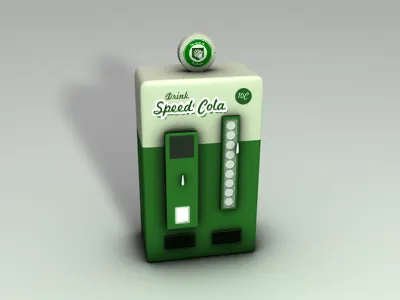 Speed Cola Machine 3d machine soda