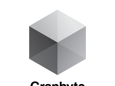 Cube? Hexagon? Color Wheel? black gradient grayscale logo mark