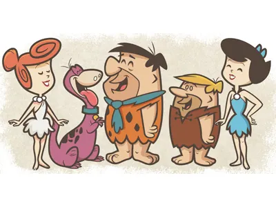 The Flintstones cartoons hanna barbera the flintstones