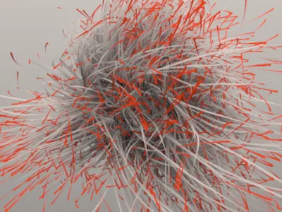 Thinking Particles Again 4d cinema particles thinking