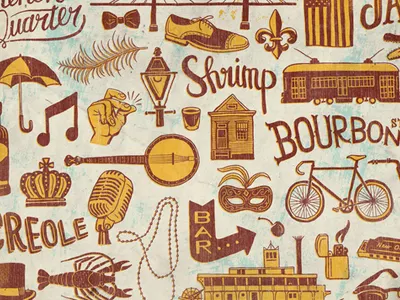 Southern Comfort design illustration typography