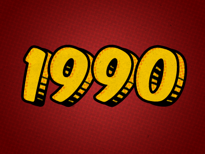 '90 1990 90s cartoons comics halftone marvel playoff