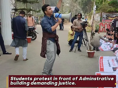 Simple documentary video editing- Students protest in CU campus 3d animation ashik the jellyfish branding cu design documentary graphic design identity motion graphics video video editing