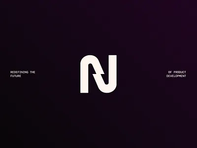 N Logo Mark for an AI Startup ai brand brand design brand identity brnding logo mark n logo startup