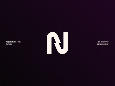 N Logo Mark for an AI Startup ai brand brand design brand identity brnding logo mark n logo startup