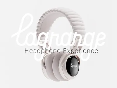 Lagrange Bluetooth Headphone 3d animation branding concept design graphic design headphone illustration industrial design logo motion graphics