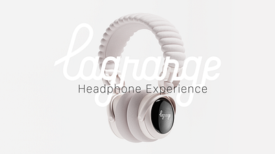 Lagrange Bluetooth Headphone 3d animation branding concept design graphic design headphone illustration industrial design logo motion graphics