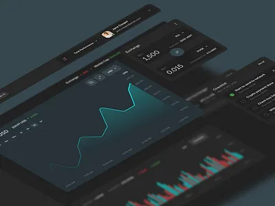 Stock Market Dashboard crypto dark mode market nft stock market stocks