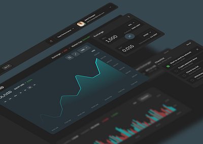 Stock Market Dashboard crypto dark mode market nft stock market stocks