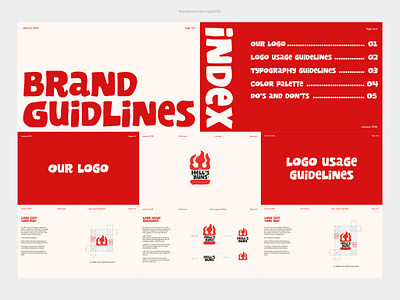 Burger branding, guidlines, guidstyle brand brandbook brandguidlines branding logo minimal