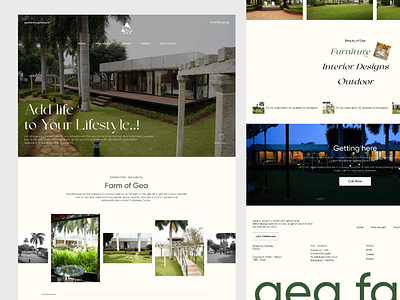 Gea Farm - Resort website apartment architecture booking case study clean design design landing page minimal minimalis design outdoor property real estate resort responsive website travel villa villa website web animation web designer website