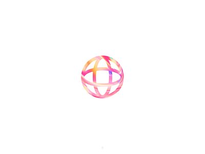 Genetix* / Logo. agency brand branding clean design globe graphic holographic icon identity illustration logo logotype mark minimal saas symbol vector web web3