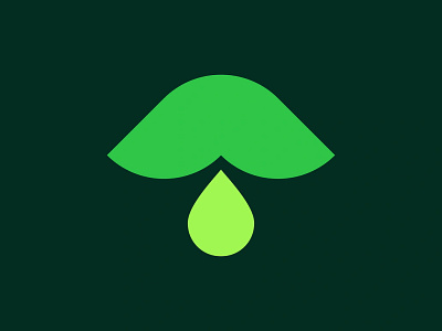 Green drop logo