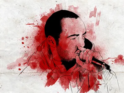 2ONE • Cover black digital hiphop portrait red