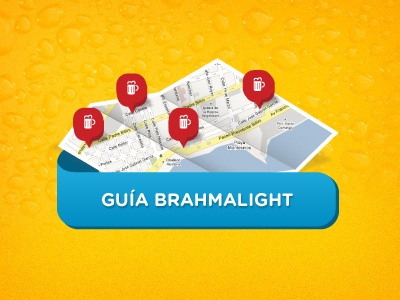 Guía Brahmalight beer icon web design