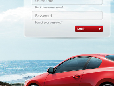 peek 1 - login cars login web design