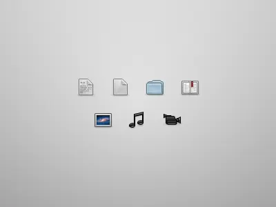 Filetype Icons archive audio bookmark filetype fireworks folder icon icons image other text video