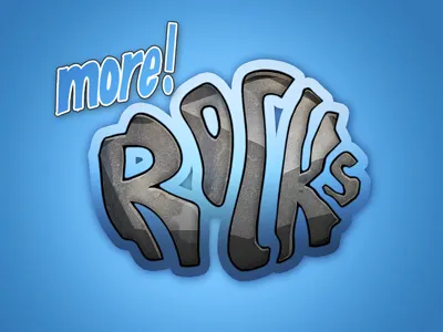 More Rocks rocks typography