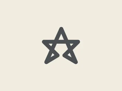 stArr a logo mark star symbol wip