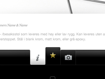 Sales info information ipad iphone ui