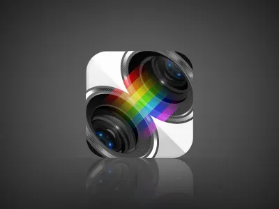 Mirrorscope app design icon iphone