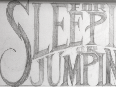 Lettering on a curve arc arch custom type lettering match and kerosene pencil sketch sleep tutorial