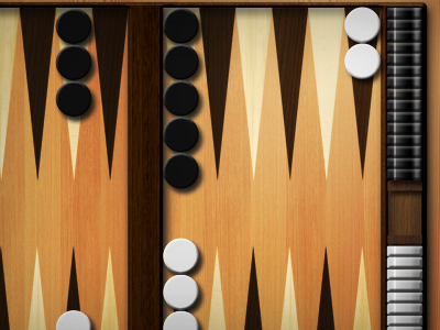 Backgammon game illustration