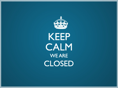 Nine Four - KEEP CALM WE ARE CLOSED calm keep