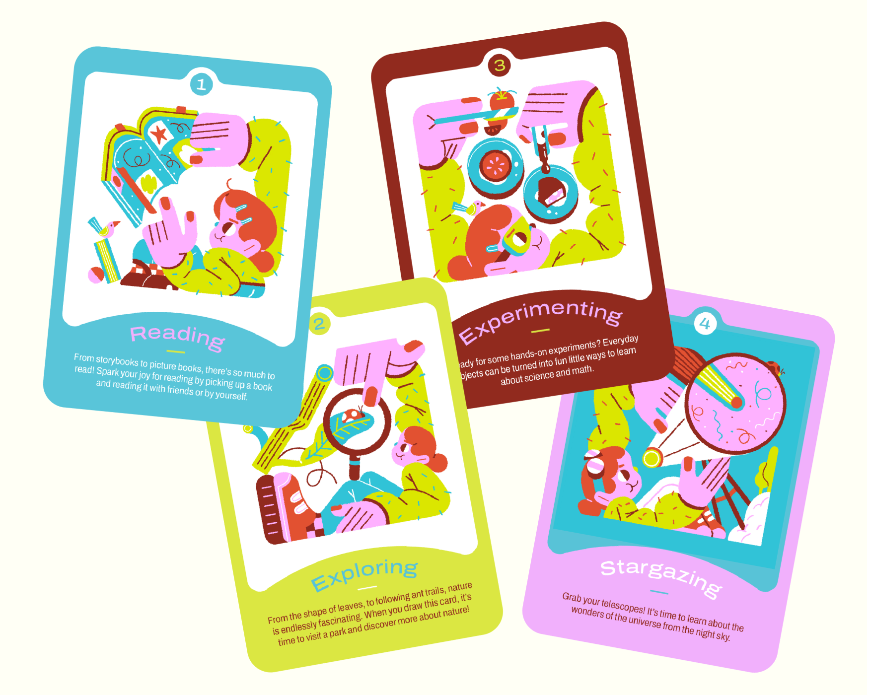 Educational Playing Cards for Kids by Lim KangLi on Dribbble