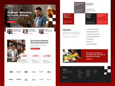 Alenta Website Redesign branding corporative design interface marketing company redesign ui ux website