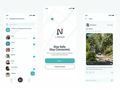 App Design For Security Company app design dashboard design figma product design security app ui
