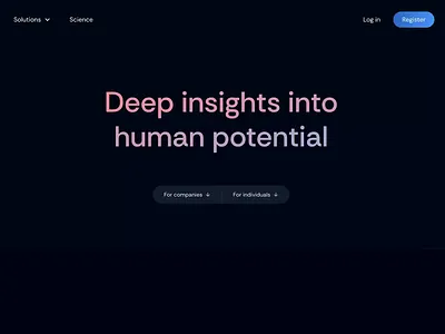 Talentpilot Homepage animation animation graphic design motion graphics no code ui webflow