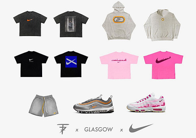 Nike X Glasgow Concept Collection branding fashion graphic design illustration