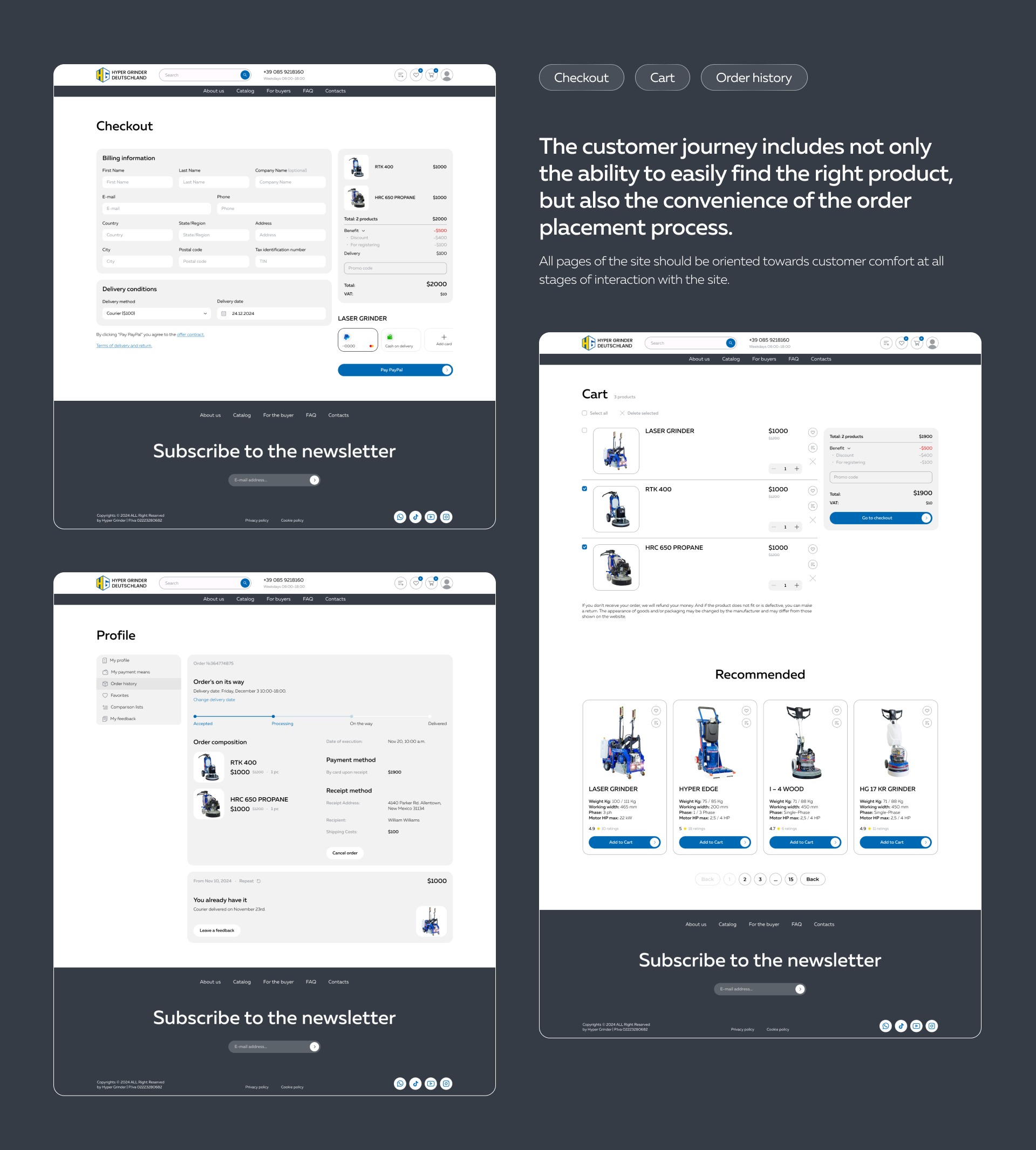Example of Creating A Online Store Design In Figma
