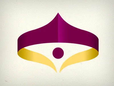 Amina Logo (proposition) child crown feminine logo mother psychotherapy sign woman