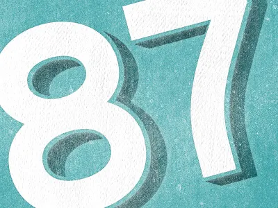 1987 brush turquoise white