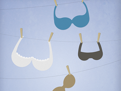 Bras bras clothes line clothespin