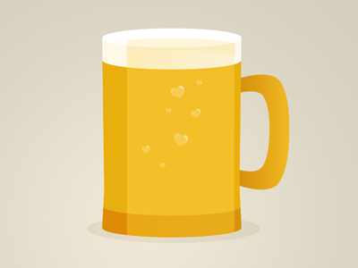 Drunk Love beer hearts love