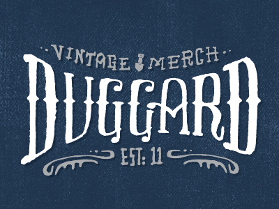 Duggard-3 illustration logo texture