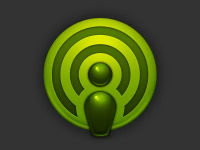 Green Icon green icon spotify vector