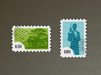 Stylish Postage Stamps icon postage psd stamp