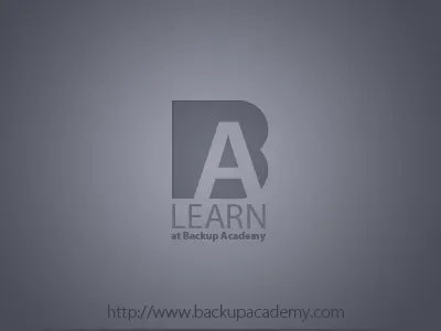 backup academy ID backup academy design logo