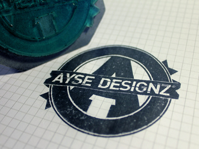 Logo Stamp ayse designz logo stamp