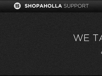New Support Website e commerce shopping support