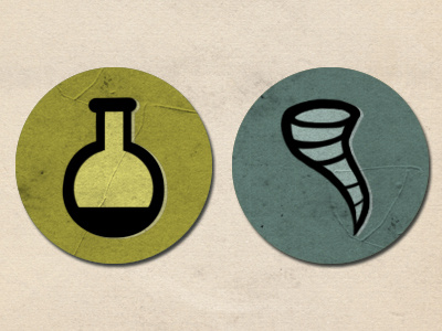 Wit & Speed grafighters icons paper simple texture