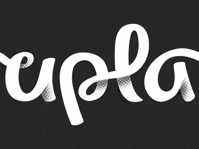 Logotype Script branding crop custom type grey halftone hand lettering identity ligature logo logotype michael spitz michaelspitz script shading type typography wordmark