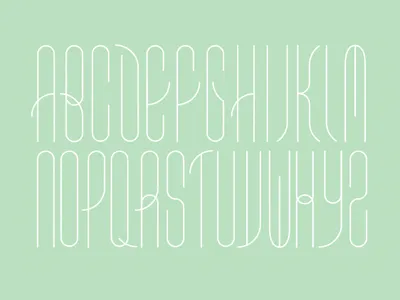 Tall Type R1 font letter type typography