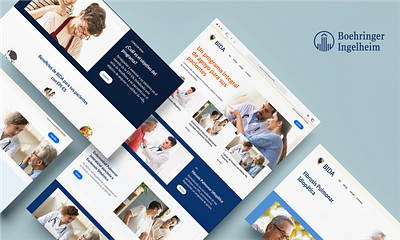 Boehringer Ingelheims GDS gds graphic design ui ux web web design