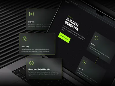 Calimero Network - Website card design design digital product digitalproduct illustrations modern website ui ux